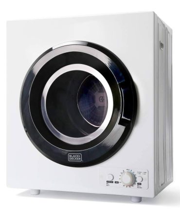 Black+decker 3.5 Cu. ft. Portable Dryer – White Black