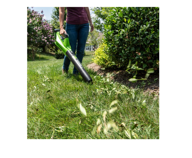 BL24L410 24-volt 450-CFM 110-MPH Brushless Handheld Cordless Electric Leaf Blower 4 Ah (Battery Charger Included) - Image 21