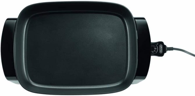 De Longhi Electric Skillet with Tempered Glass Lid, 16 X 12 , Black - Image 17