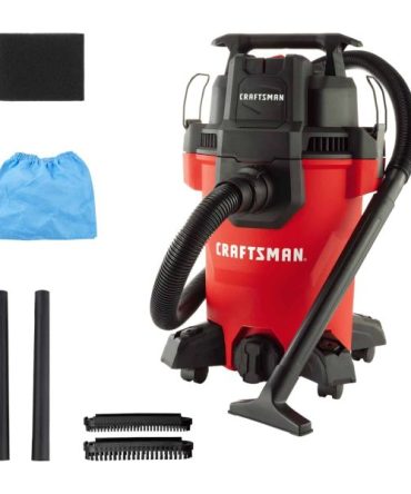 4-Gallons 3.5-HP Corded Wet/Dry Shop Vacuum with Accessories Included