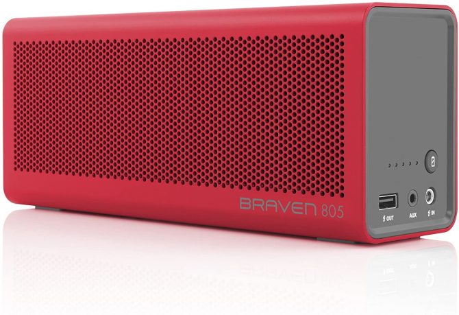 805 Portable Wireless Bluetooth Speaker [18 Hour Playtime] Built-in 4400 mAh Power Bank Charger - Image 7