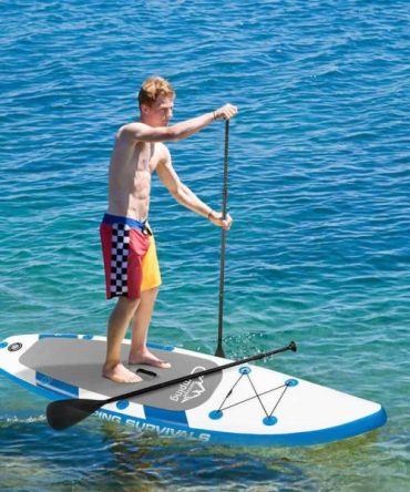 Camping Survivals Inflatable Stand Up Paddle Board, 11 ft SUP kit for Youth and Adult