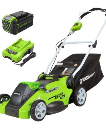 40V 16 Cordless (Push) Lawn Mower (75+ Compatible Tools), 4.0Ah Battery and Charger Included
