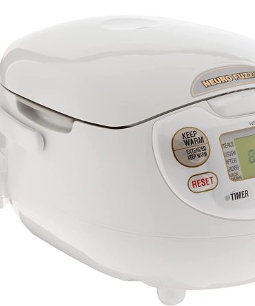 Zojirushi, Made in Japan Neuro Fuzzy Rice Cooker, 5.5-Cup, Premium White