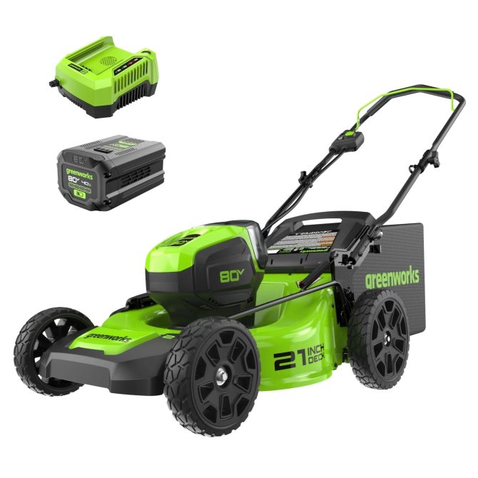 Greenworks 80V 21′′ Brushless Cordless Lawn Mower