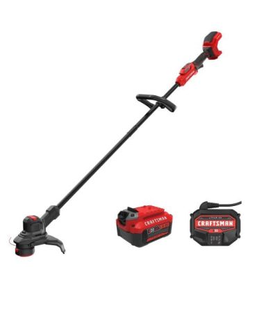 Brushless RP 20-volt Max 13-in Straight Shaft Battery String Trimmer 5 Ah (Battery and Charger Included)