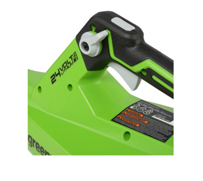 BL24L410 24-volt 450-CFM 110-MPH Brushless Handheld Cordless Electric Leaf Blower 4 Ah (Battery Charger Included) - Image 16