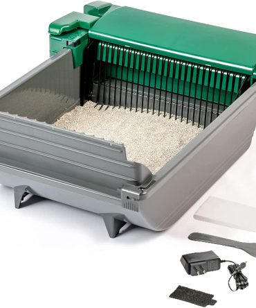 Pet Zone Smart Scoop Automatic Litter Box (Self Cleaning Litter Box, Cat Litter Box with No Expensive Refills)