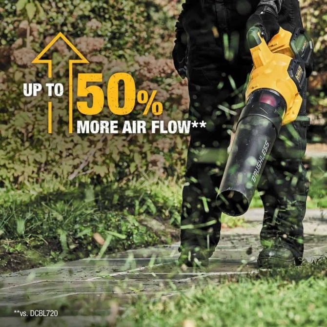 FLEXVOLT 60V MAX* Blower, 125 MPH, 600 CFM (DCBL772X1) - Image 15