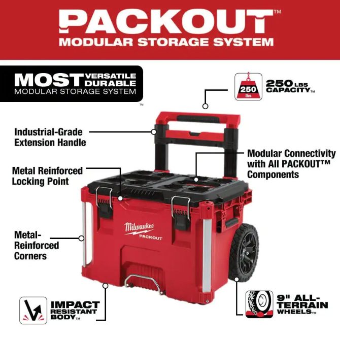 PACKOUT 22 in. Rolling Tool Box - Image 5