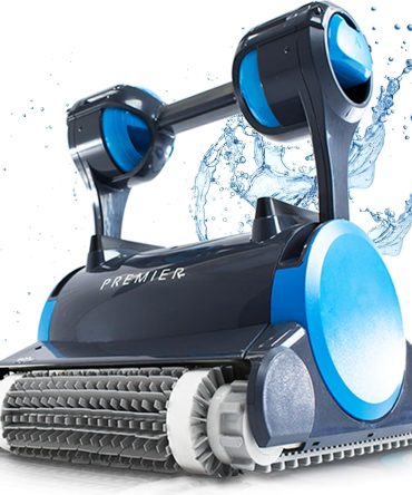Premier Robotic Pool Cleaner (2025 Model) with Multimedia, Oversized Leaf Bag, Standard & Ultrafine Filters, Weekly Timer, Waterline Cleaning & More �� for In-ground Swimming Pools up to 50ft