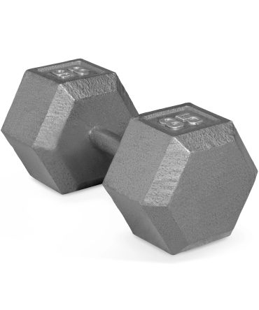 CAP Barbell 85lb Cast Iron Hex Dumbbell, Single