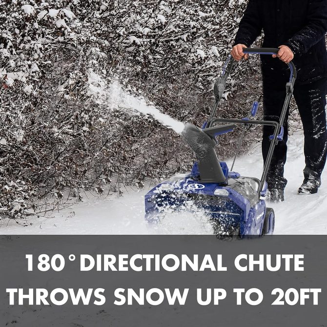 24V-X2-20SB 20-Inch 48 Cordless Snow Blower, Kit (w/2 x 24-Volt 4.0-Ah Batteries and Charger) - Image 3