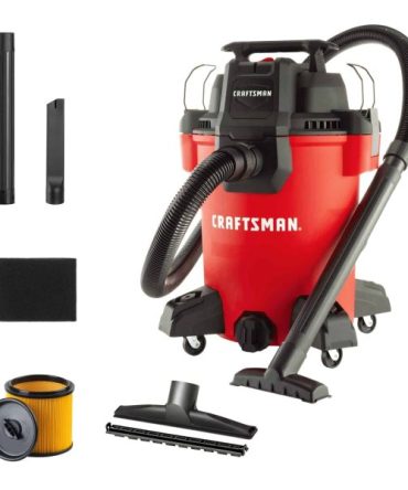 8-Gallons 3.5-HP Corded Wet/Dry Shop Vacuum with Accessories Included