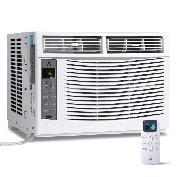 Window Air Conditioner With Reusable Filter & Controls, 6000 BTU 115V~, Suitable for 250 Sq.Ft - Image 8