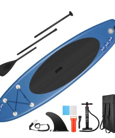 Ancheer iSUP Inflatable Stand Up Paddle Board with Accessories, Blue