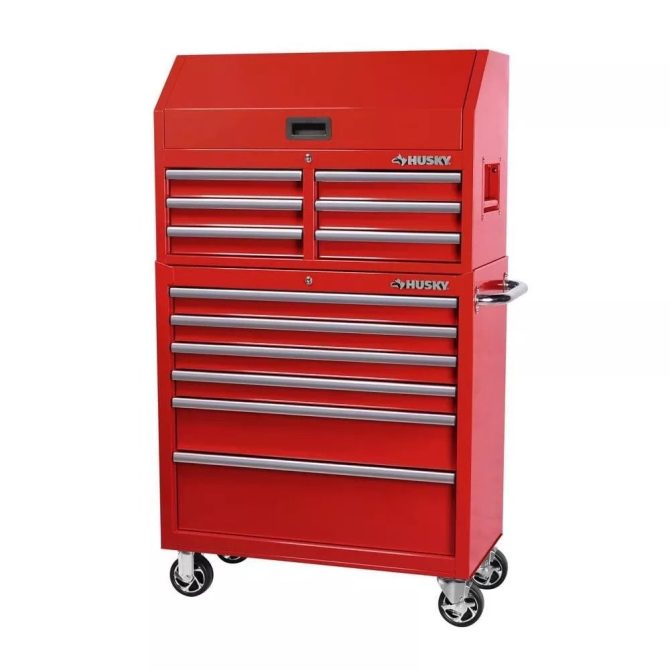 36 in. 12-Drawer Tool Chest and Cabinet Combo - Image 6