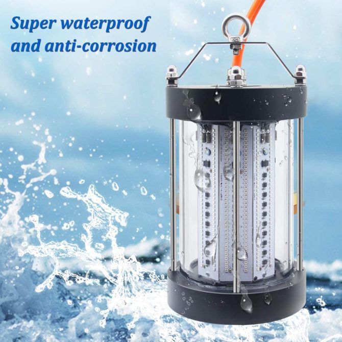 NS 500W LED Underwater Fishing Light 35,000 Lumen Night Fish Attracting Light IP68 Waterproof AC110V - Image 4
