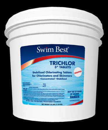 Swim Best 3′′ Stabilized Trichlor Chlorine Tablets, wrapped – 25 lb