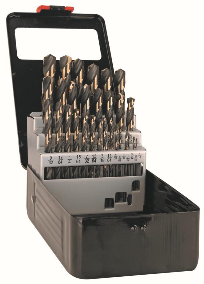 CLE-LINE C18130 29-Piece Assorted Set High-speed Steel Twist Drill Bit Set - Image 2