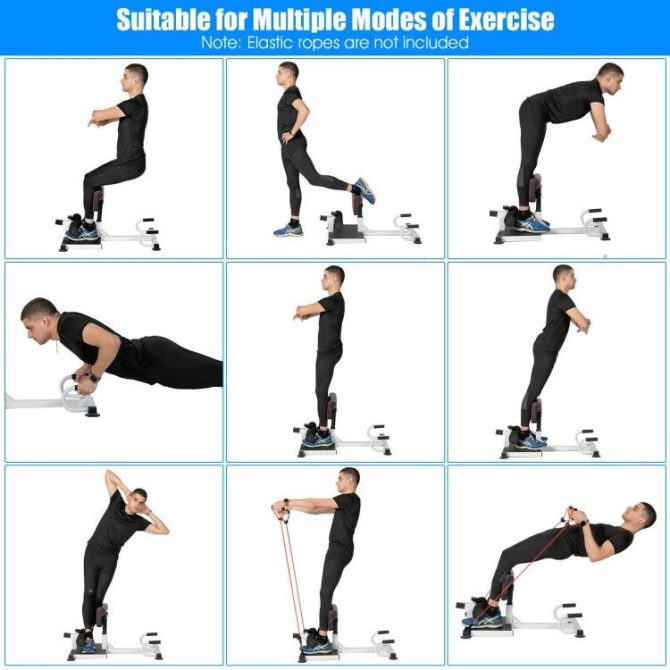 Premium All-In-One Home Gym Squat Machine Equipment W/ Anti-Skid Pads - Image 2