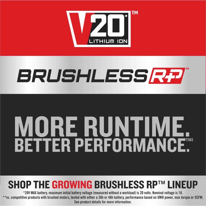 Brushless RP 20-volt Max 13-in Straight Shaft Battery String Trimmer 5 Ah (Battery and Charger Included) - Image 23