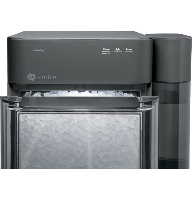 GE Profile Opal 2.0 | Countertop Nugget Ice Maker | Ice Machine with WiFi Connectivity | Smart Home Kitchen Essentials | Black Stainless - Image 12