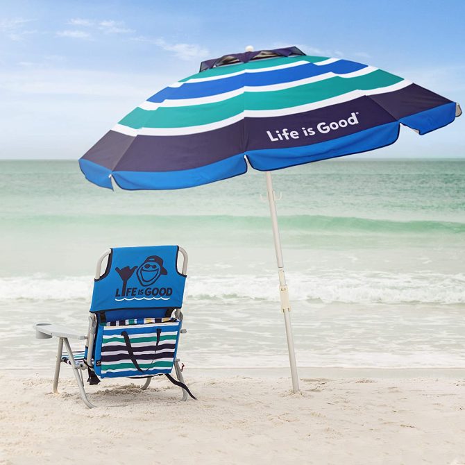 ake Blue Beach Chair, Short - Image 7