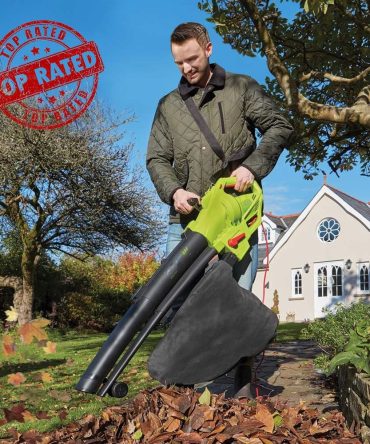 Premium 3-In-1 Electric Leaf Blower Leaf Vacuum Mulcher W/ 6 Speeds