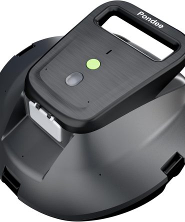 Robotic Pool Vacuum, Cordless Pool Cleaner with 120 Mins Runtime, Auto-Parking, 2.5h Fast Charging, Ideal for Above Ground Pool and Flat-Bottom Inground Pools up to 850 sq.ft