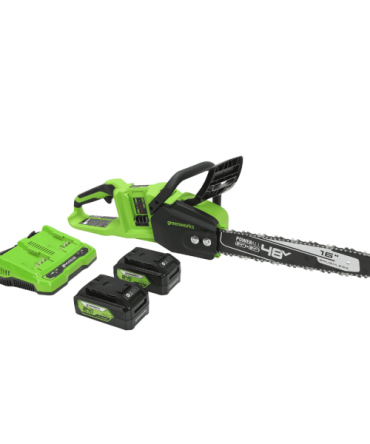 48V (2 x 24V) 16 Brushless Cordless Chainsaw (Great For Tree Felling, Limbing, Pruning, and Firewood / 125+ Compatible Tools)