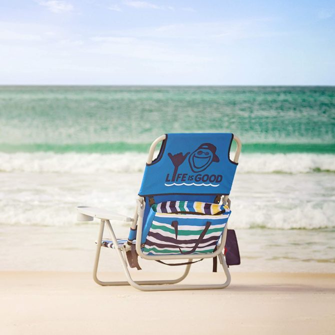 ake Blue Beach Chair, Short - Image 3