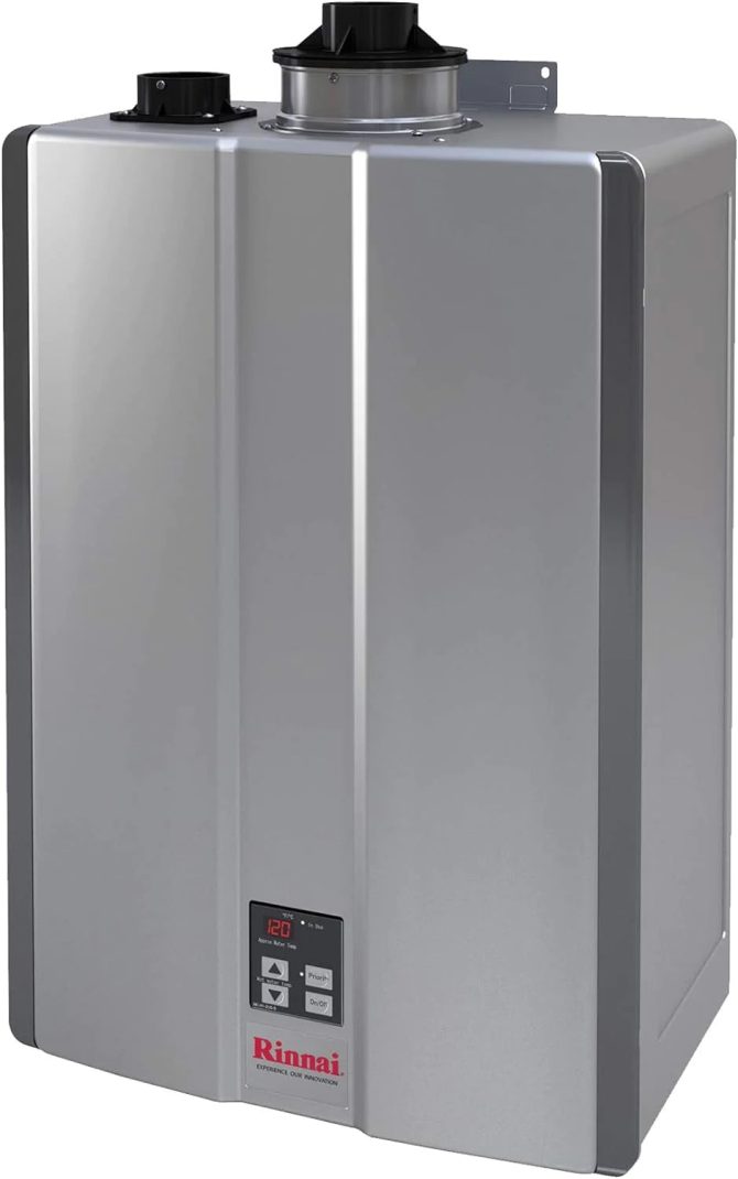 Rinnai RU199iN Condensing Tankless Hot Water Heater, 11 GPM, Natural Gas