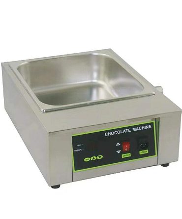 1000W Chocolate Tempering Machine Stainless Steel Electric Chocolate Melter Pot for Bakery Cafe 18kg Capacity