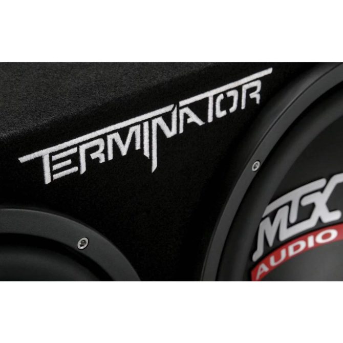 MTX TNE212D 12′′ Subwoofer (2 Pack) + Monoblock Amplifier (2 Pack) + Amp Wire Kit - Image 6