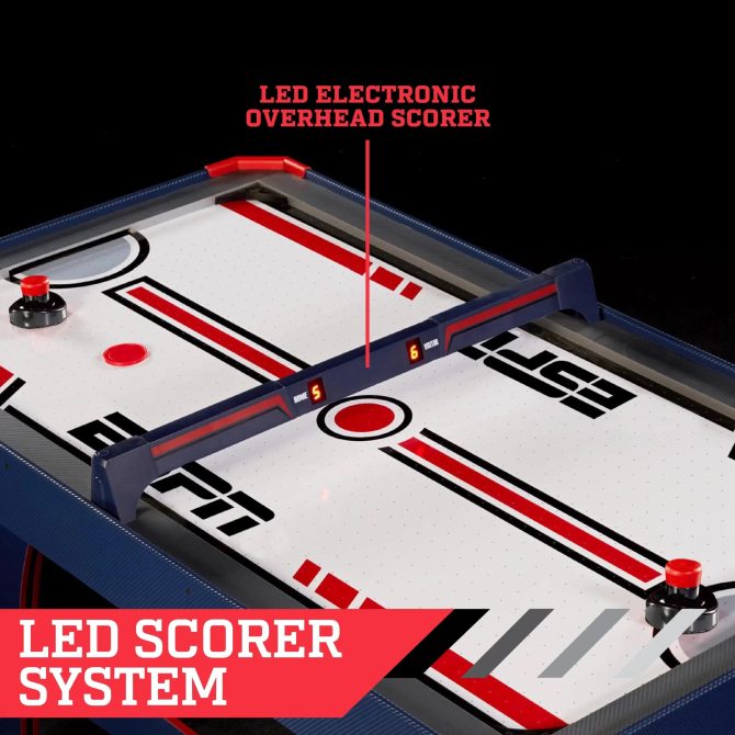 ESPN Air Powered Hockey Table with Overhead Electronic Scorer, 60 x 32 x 32 - Image 18