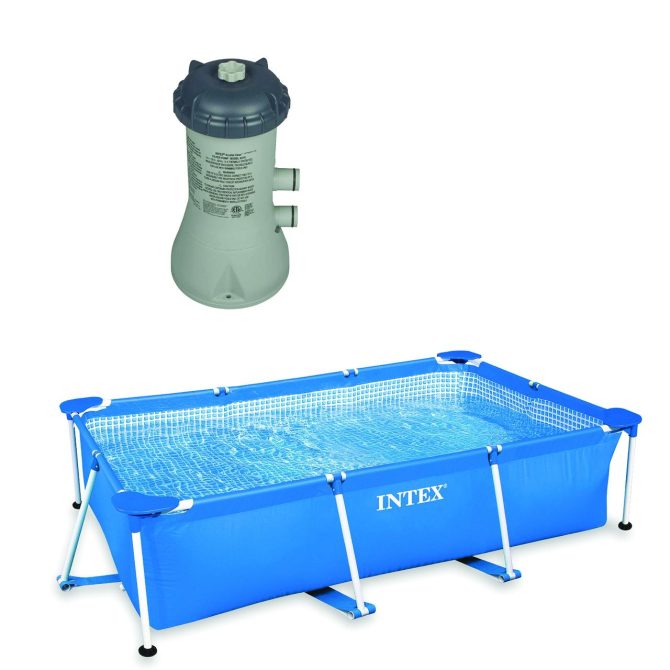 Frame Above Ground Baby Splash Swimming Pool Bundled w/ Filter Pump - Image 11