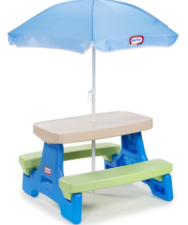 RUICHI Easy Store Jr. Play Table with Umbrella RUICHI