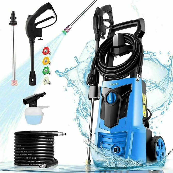 Suyncll Electric Pressure Washer 3000PSI, 2.4GPM High Power Washer Cleaner NEW - Image 2