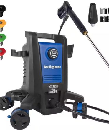 ePX3050 ePX 2050 PSI 1.76 GPM Electric Pressure Washer with Anti-Tipping Technology