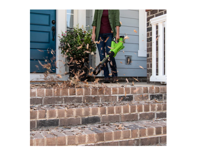 BL24L410 24-volt 450-CFM 110-MPH Brushless Handheld Cordless Electric Leaf Blower 4 Ah (Battery Charger Included) - Image 19