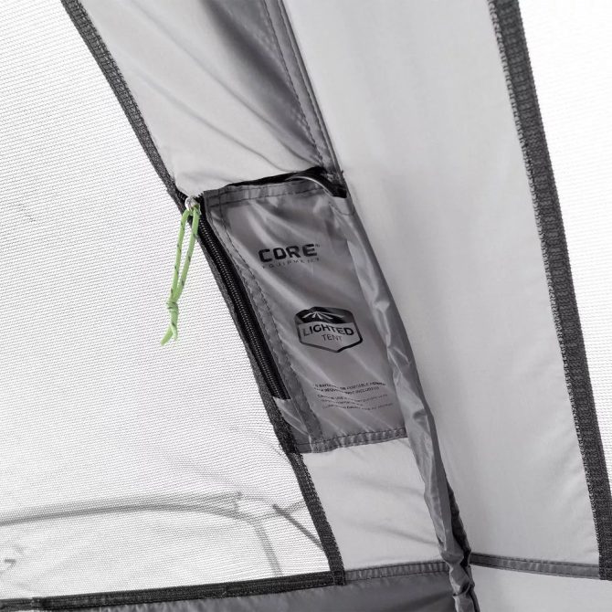 Core Equipment Lighted 10 Person Instant Cabin Tent with Screen Room - Image 26