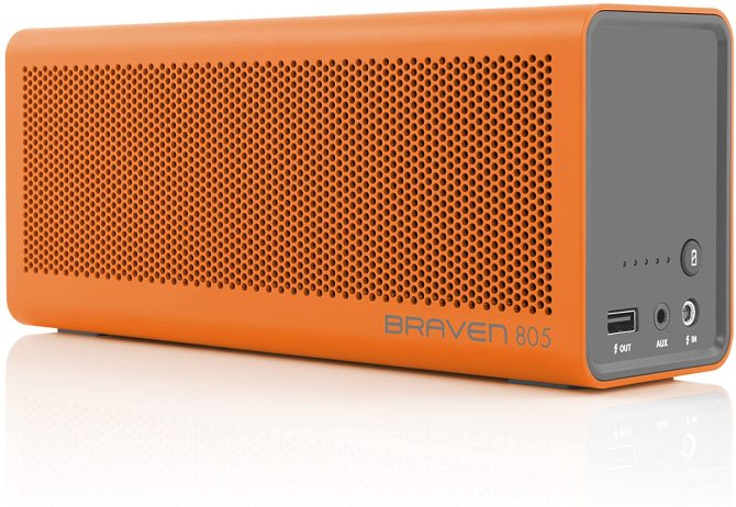 805 Portable Wireless Bluetooth Speaker [18 Hour Playtime] Built-in 4400 mAh Power Bank Charger - Image 2