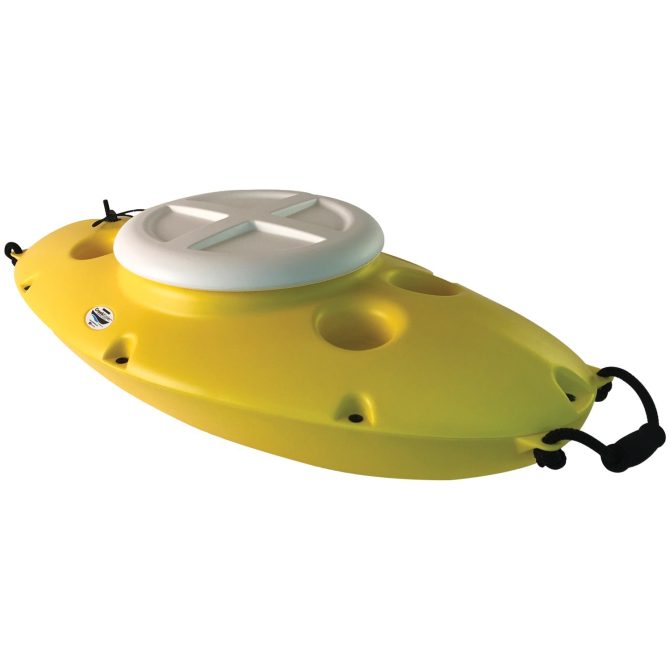Creekkooler 30 qt Hard Side Floating Cooler, Yellow - Image 5