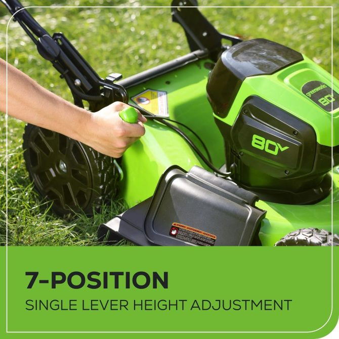 Greenworks 80V 21′′ Brushless Cordless Lawn Mower - Image 11