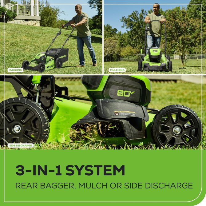 Greenworks 80V 21′′ Brushless Cordless Lawn Mower - Image 10
