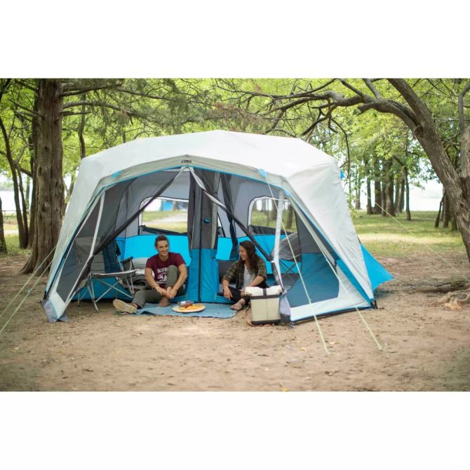 Core Equipment Lighted 10 Person Instant Cabin Tent with Screen Room - Image 18