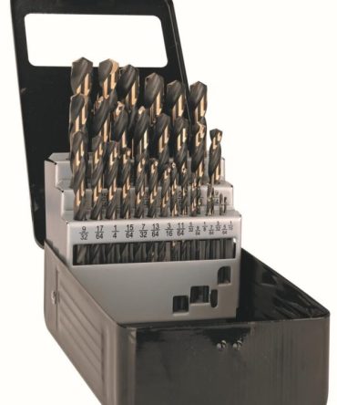 CLE-LINE C18130 29-Piece Assorted Set High-speed Steel Twist Drill Bit Set