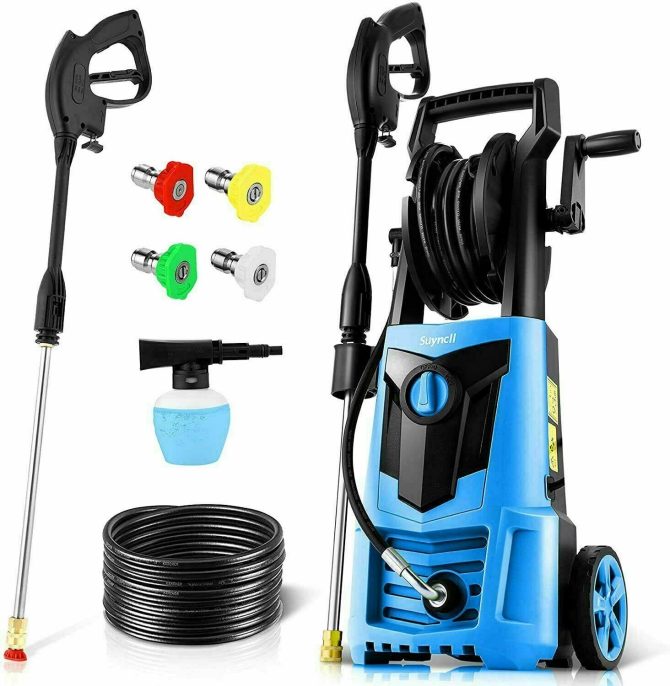Suyncll Electric Pressure Washer 3000PSI, 2.4GPM High Power Washer Cleaner NEW - Image 9