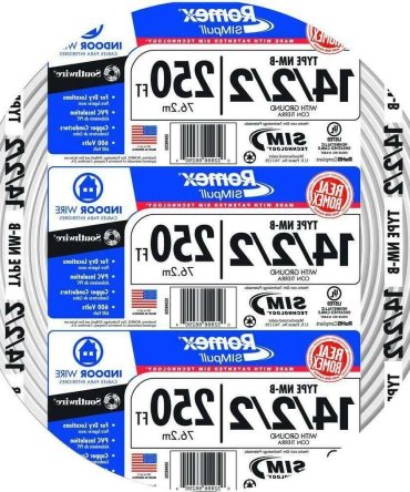 250 ft. 14/2/2 Solid Romex SIMpull Cu NM-B W/G Wire